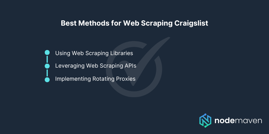 Best Methods for Web Scraping Craigslist