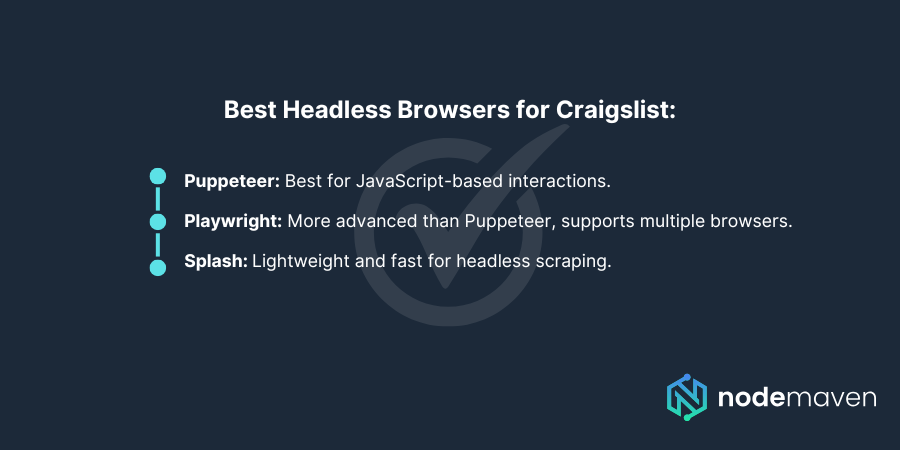 Best Headless Browsers for Craigslist:
