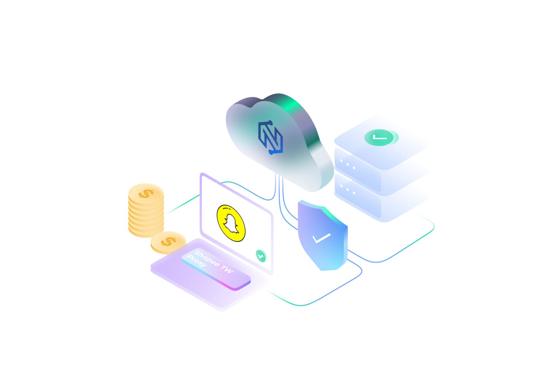 SnapChat Proxy with Multi Account Management