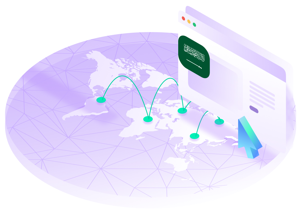 Fast Saudi Arabia proxy NodeMaven