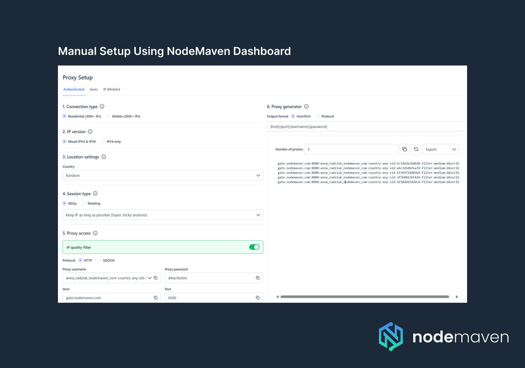 How to Use Residential Proxies NodeMaven