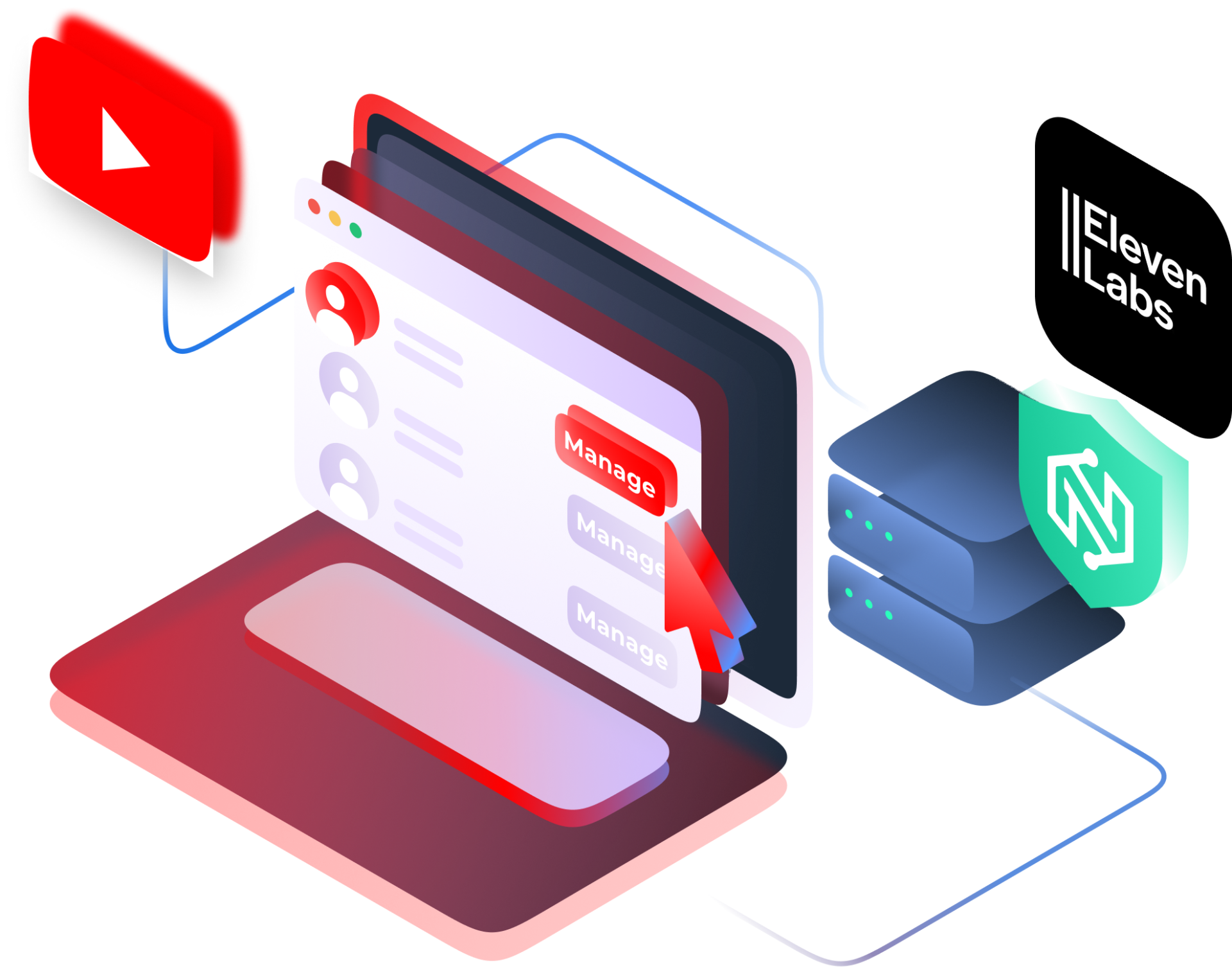 Mange YouTube Accounts with Elevenlabs Proxy