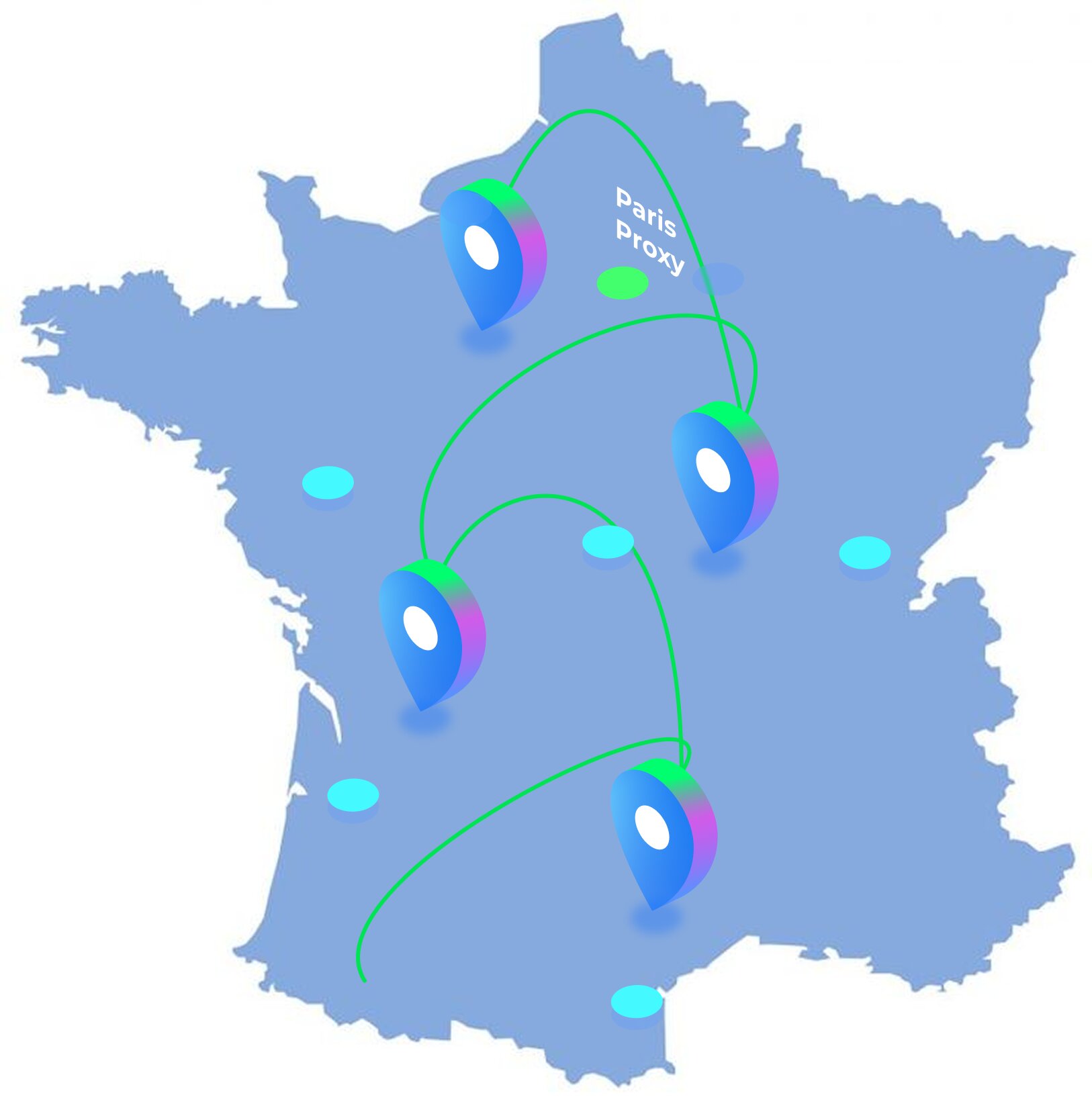 Paris Proxy Map