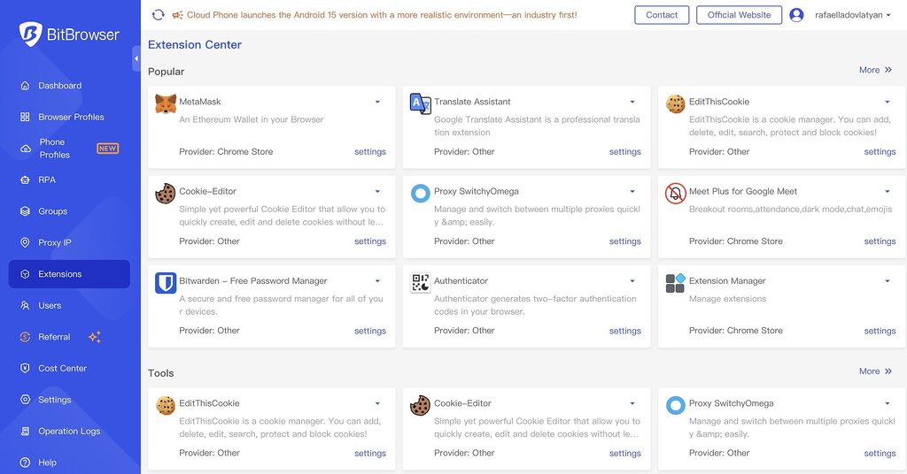 BitBrowser Extensions
