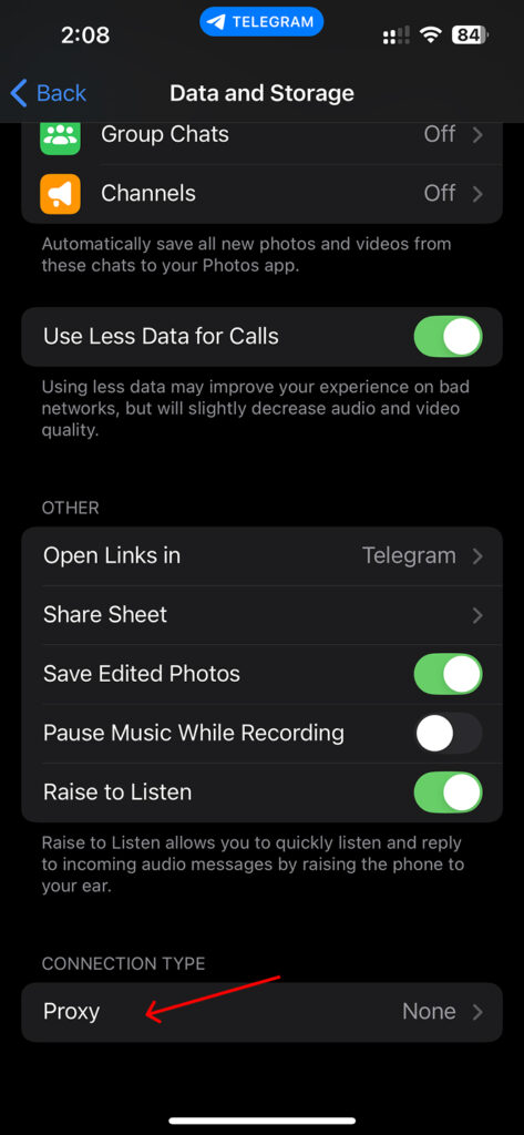 Telegram Proxy Setting NodeMaven