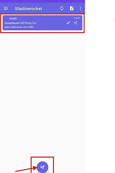 Proxies for shadowrocket step 7